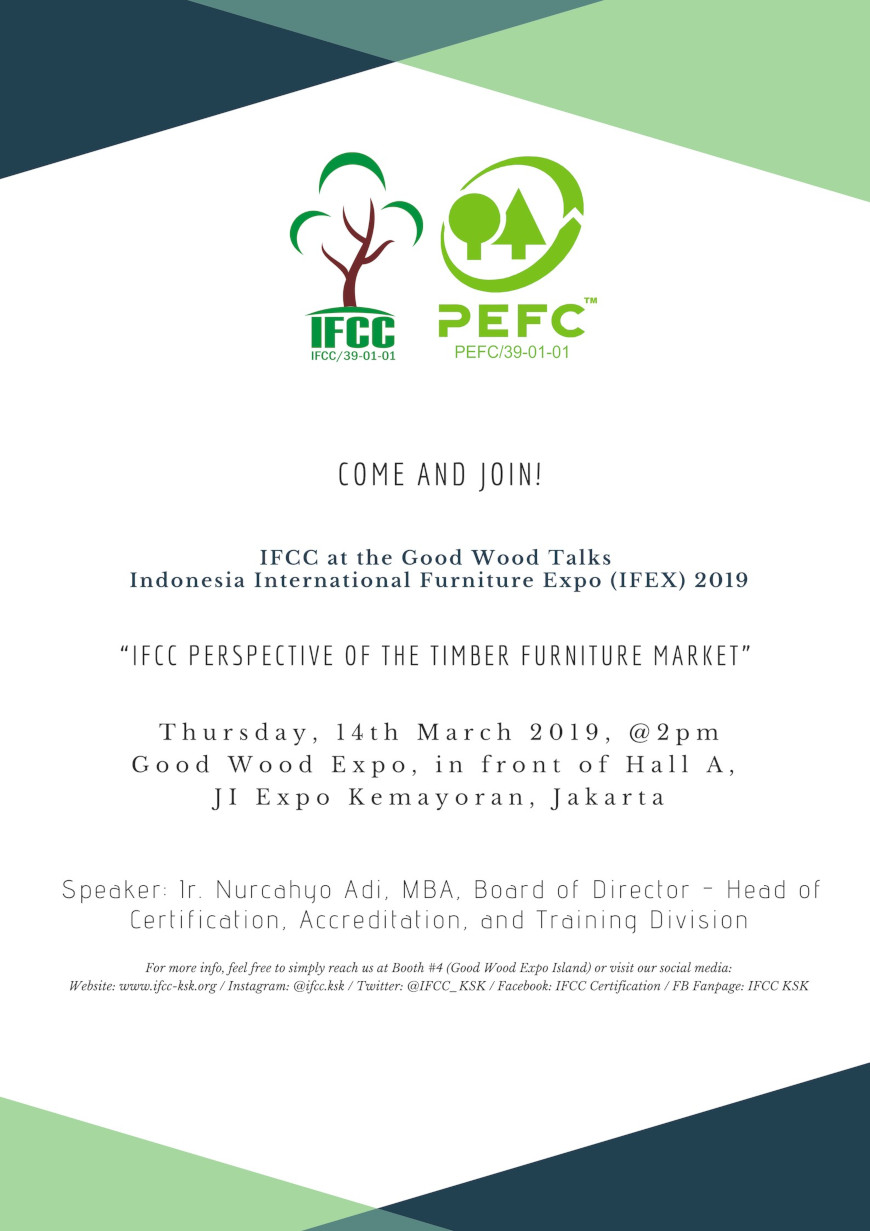 IFCC at the Good Wood Talks - Indonesia International Furniture Expo (IFEX) 2019